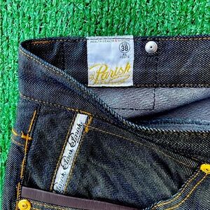 Crazy Y2K Baggy Wide Leg Parish Jeans SouthPole Style Men's Size 38x32 Leg Open